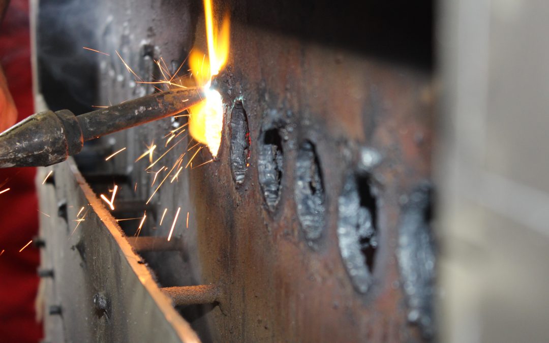 REPLACING BIOMASS BOILER WATER TUBES